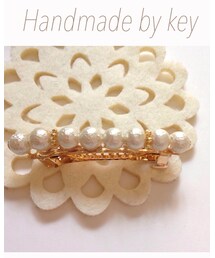 handmade by key | バレッタ/ヘアクリップ