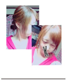 ヘアー | サイドヘアスタイル＆ 前髪微調整済み←(その他)