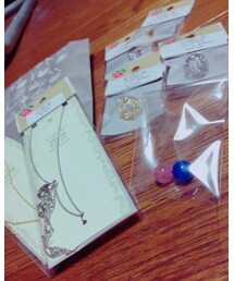 ハンドメンド | ハンドメイドしちゃぃーまーす🙋💕(ネックレス)