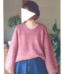 THE SHOP TK | この色に惹かれた♡ ピンク?赤?どっち?笑(ニット/セーター)