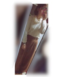 アウターなし | ベルトもイヤリングもはめてない笑 (その他)