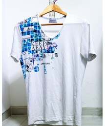 NICOLE CLUB FOR MEN | タイルフォトプリントカットソー(Tシャツ/カットソー)