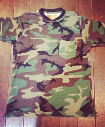 STUSSY | old stussy カモ柄ロンT(Tシャツ/カットソー)