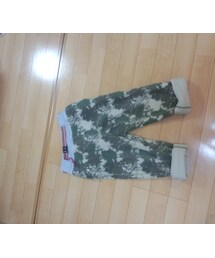 go slow caravan | フリースロングパンツ　１０分丈　木柄(その他パンツ)