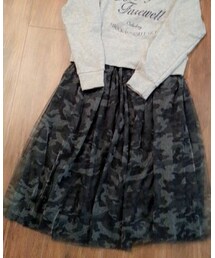 salus | カモフラチュールスカート(スカート)