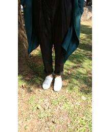 Mayuki | 直條紋打摺褲
(その他パンツ)