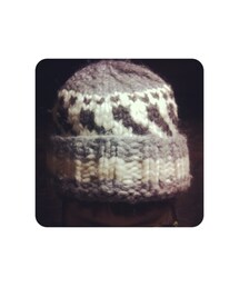 母から父、そして子へ ニット(ニットキャップ/ビーニー)