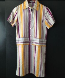 ARCHI | ストライプシャツワンピース(ワンピース)