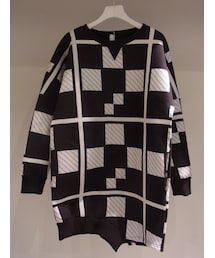 Geometric print bonding dress(チュニック)