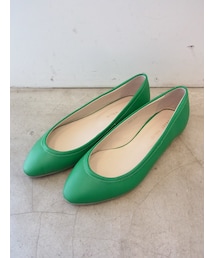 Green flats(バレエシューズ)