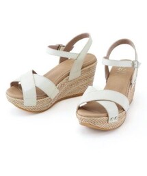 BENEBIS | 本革ウェッジソールサンダル(ベルメゾンで購入)(サンダル)