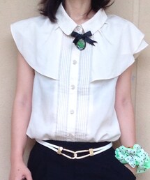 dazzlin | 半袖フリルブラウス(シャツ/ブラウス)