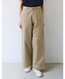 YAECA | ワイドチノパンツ(チノパンツ)