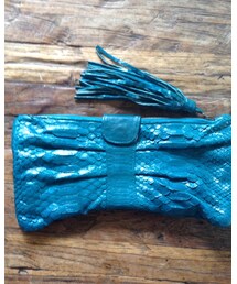 ciaobella bag | 韓国で人気上昇中ブランド。パイソンスキン。キッチュなカラーが人気(クラッチバッグ)