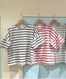 Kastane | ボーダーT(Tシャツ/カットソー)