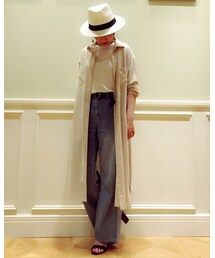 MADEMOISELLE ROPE' | Front style(シャツワンピース)