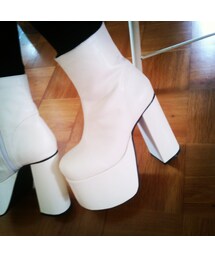 platform boots (white)(ブーツ)
