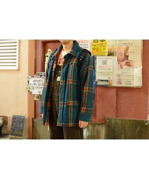 ウールチェックカバーオール (USED&VINTAGE"Men's") ￥5,000(TAX IN)(カバーオール)