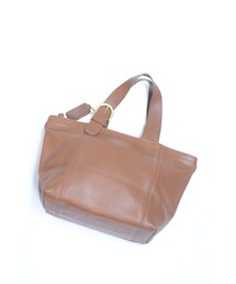 OLD COACH レザーハンドバッグ BROWNE (USED&VINATGE"Lady's") ￥3,000(TAX IN)(ハンドバッグ)