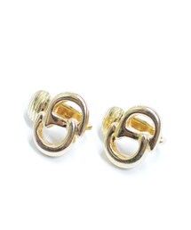 Dior ロゴ イヤリング GOLD (USED&VINTAGE"Lady's") ￥3,500(TAX IN)(イヤリング)