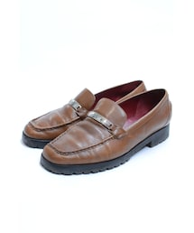 LAUREN RALPH LAUREN レザー ローファー BROWN (USED&VINTAGE) ￥5,000(TAX IN)(ローファー)