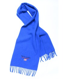 POLO SPORT スコットランド製 ロゴ ラムウール マフラー (USED&VINTAGE) ￥3,500(TAX IN)(マフラー)