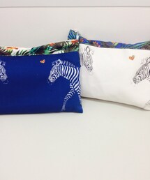 Casselini | シマウマクラッチ（白）(クラッチバッグ)