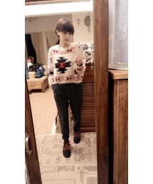 忘了~~~ | 有一點點民族風的設計,是毛巾布的質料。曾經跟人撞衫過一次!!但就只有一次喲~呵呵(その他トップス)