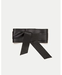 ZARA | WIDE BELT WITH BOW(ベルト)