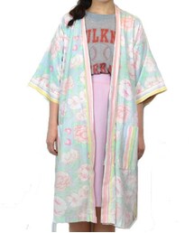 パステル花柄ガウン(その他アウター)
