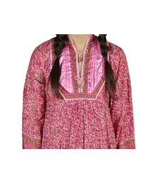 インド綿ワンピース(VINTAGE)(ワンピース)