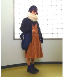 ＋outer | bag→simply,outer→gu,snood→niko and...(ジャケット/アウター)