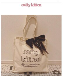 catty kitten | catty kitten トートバッグ(トートバッグ)