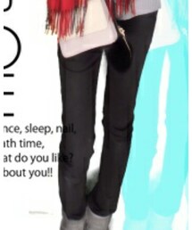 GU | 黒 スキニー パンツ(その他パンツ)
