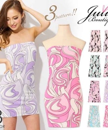 Julia Boutique | マーメイド柄タイトベアOP♡(ワンピース)