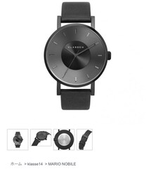 klasse14 | MARIO NOBILE VOLARE オールブラック 42mm VO14BK002M(アナログ腕時計)