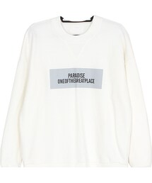 OLDMICKEY  | レタリングロゴポイントスウェットTシャツ(ニット/セーター)