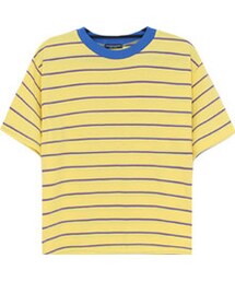 OLDMICKEY  | カジュアルボーダー柄半袖Tシャツ(Tシャツ/カットソー)