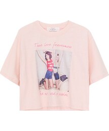 OLDMICKEY  | プリントポイントクロップドTシャツ(Tシャツ/カットソー)