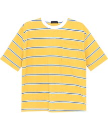 OLDMICKEY  |  カジュアル感満載のボーダー柄Tシャツ(Tシャツ/カットソー)