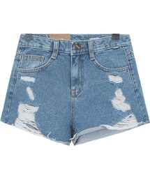 OLDMICKEY | ダメージ加工デニムショートパンツ(その他パンツ)