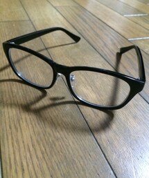 ブランド不明 | ウェリントン黒縁メガネ(メガネ)