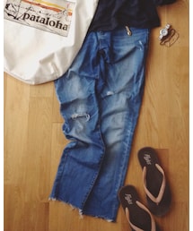 UNIQLO | リメイクデニム(デニムパンツ)