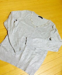 INGNI | ビジューVニット(ニット/セーター)