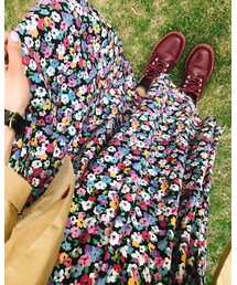 古着の花柄ワンピース | ワンピース