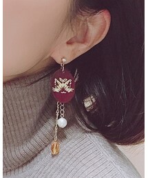 ダヤンのピアス^ↀᴥↀ^♡ | ピアス（両耳用）