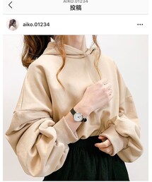 ベージュ💗 | パーカー