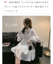 Lamitte deco | シャツワンピース