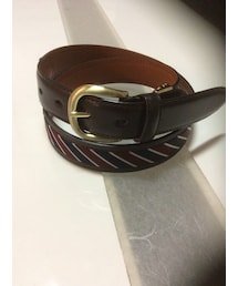 Kent in tradition | Belt cordovan. Kent in tradition/イトーヨーカ堂  regimental stripe navy x red (ベルト)
