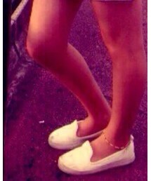 靴は白のスリッポン♪ | その他シューズ